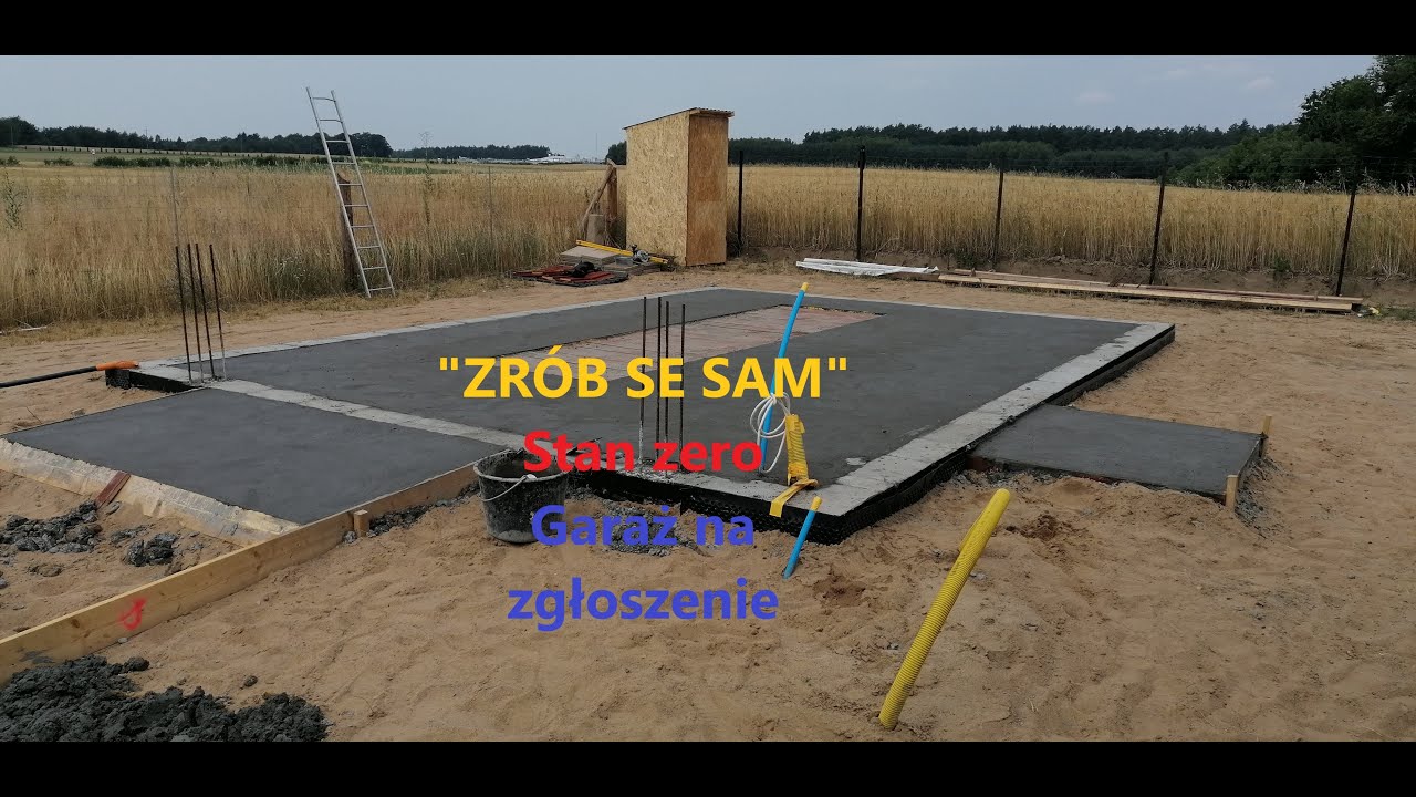 Stan ZERO garażu 35m na zgłoszenie