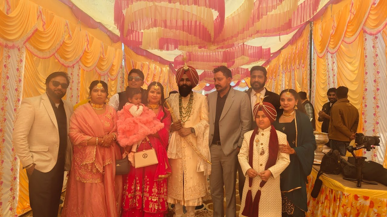 ਵੀਰੇ ਦੇ ਵਿਆਹ ਦੀ ਮਿਲਣੀ 😍#jaggonight #wedding #trending #familyvlog #punjabi #vlogger #viralvideo 
