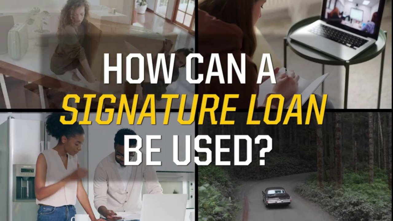 How a Signature Loan Can Be Used
