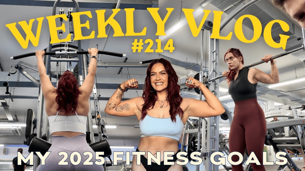 a week of workouts 💪🏼 how I am reaching my FITNESS GOALS in 2025 | WEEKLY VLOG #214 | EmmasRectangle