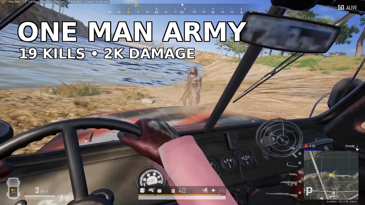 “One Man Army  19 Kills  2K Damage  No Mercy ”