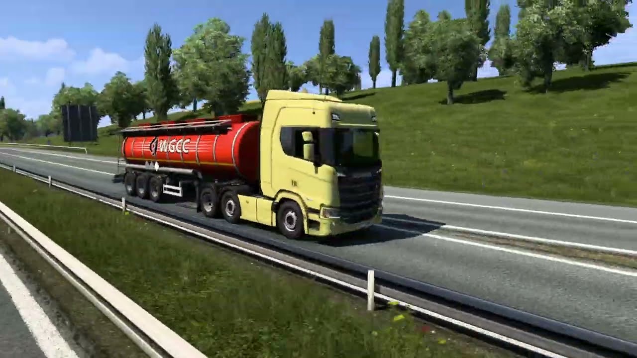 DANGEROUS Acid Tanker Haul! Scania R 460HP Drives from Glasgow 🇬🇧 to Geneva 🇨🇭 | ETS2 Part 1