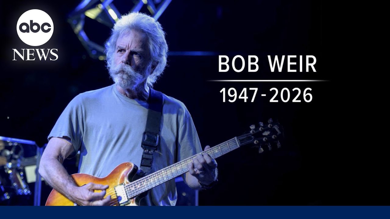 Music icon Bob Weir dies at 78