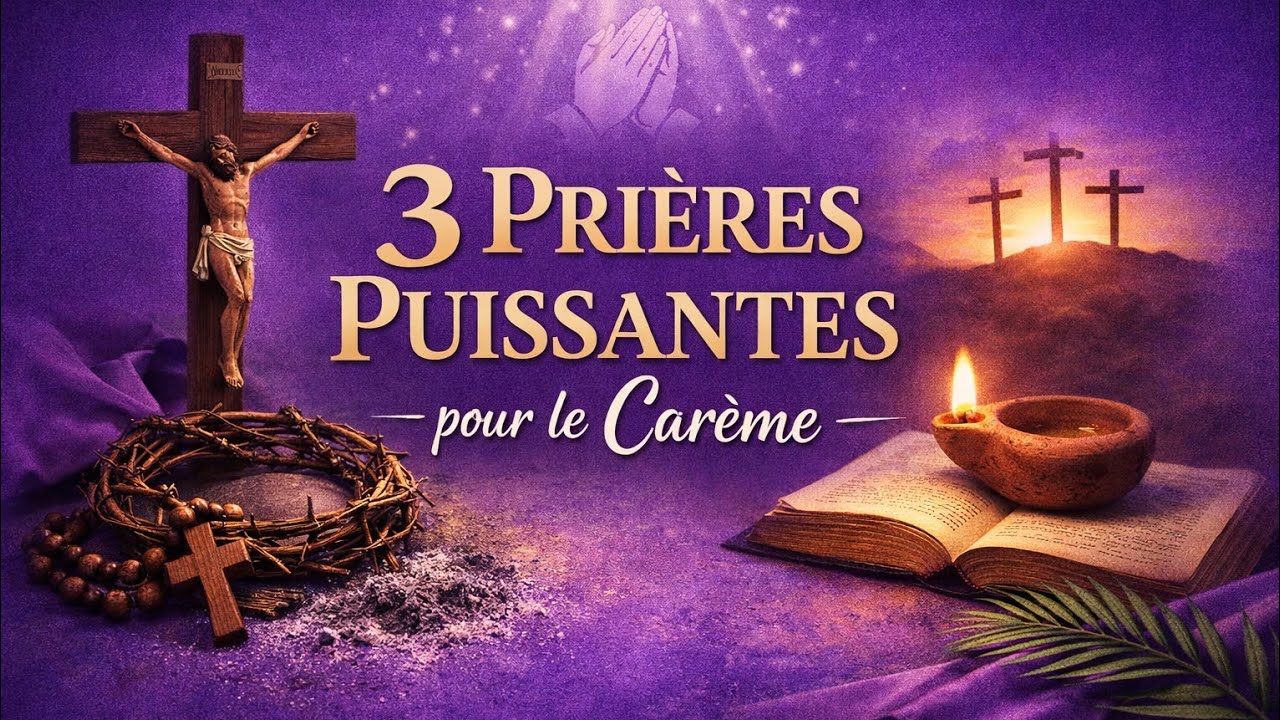 3 PRIÈRES PUISSANTES POUR UN CARÊME TRANSFORMATEUR | Repentance, Abandon & Confiance 🙏