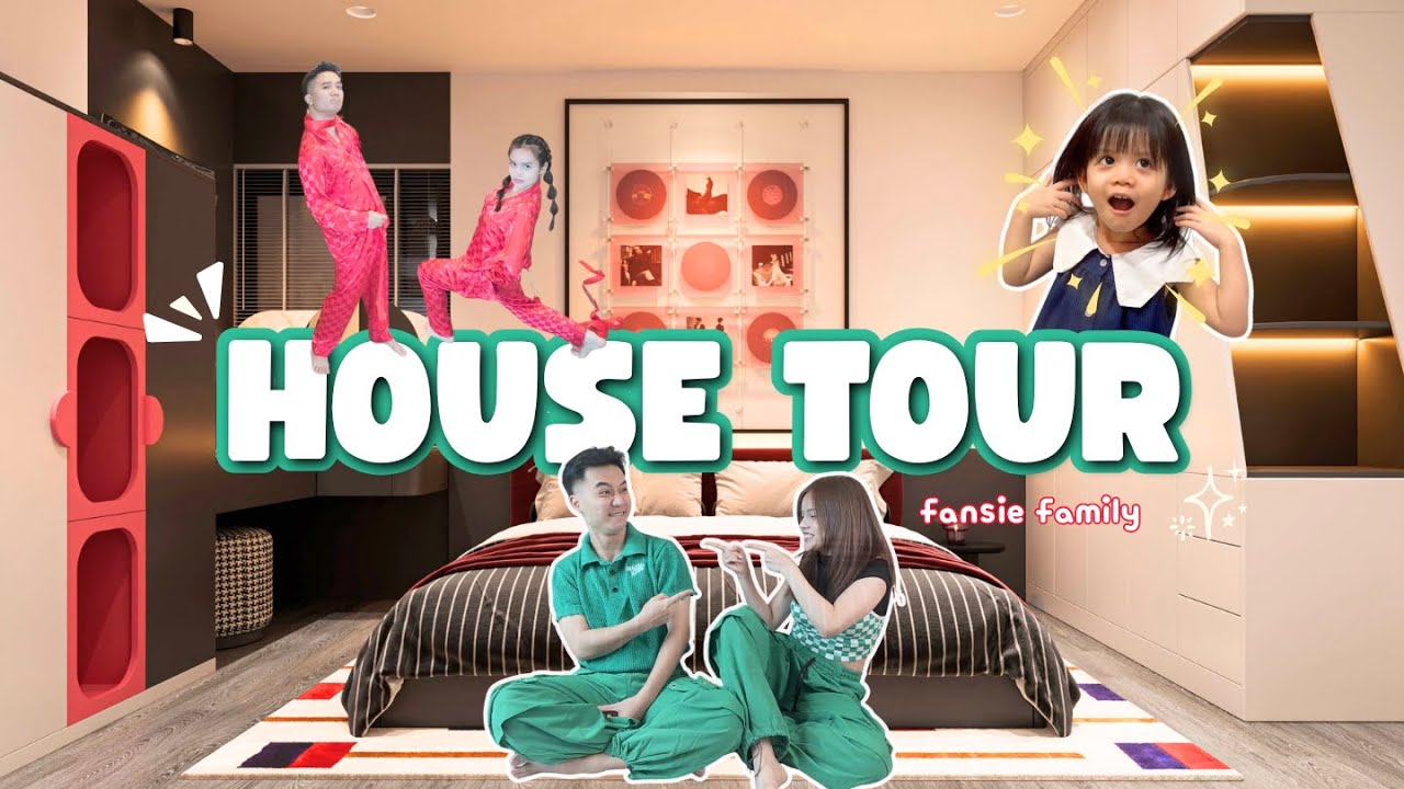 🏡 New House Tour  | Lisa kh&oacute;c, kh&ocirc;ng th&iacute;ch nh&agrave; mới !? | Fansie Family Vlog