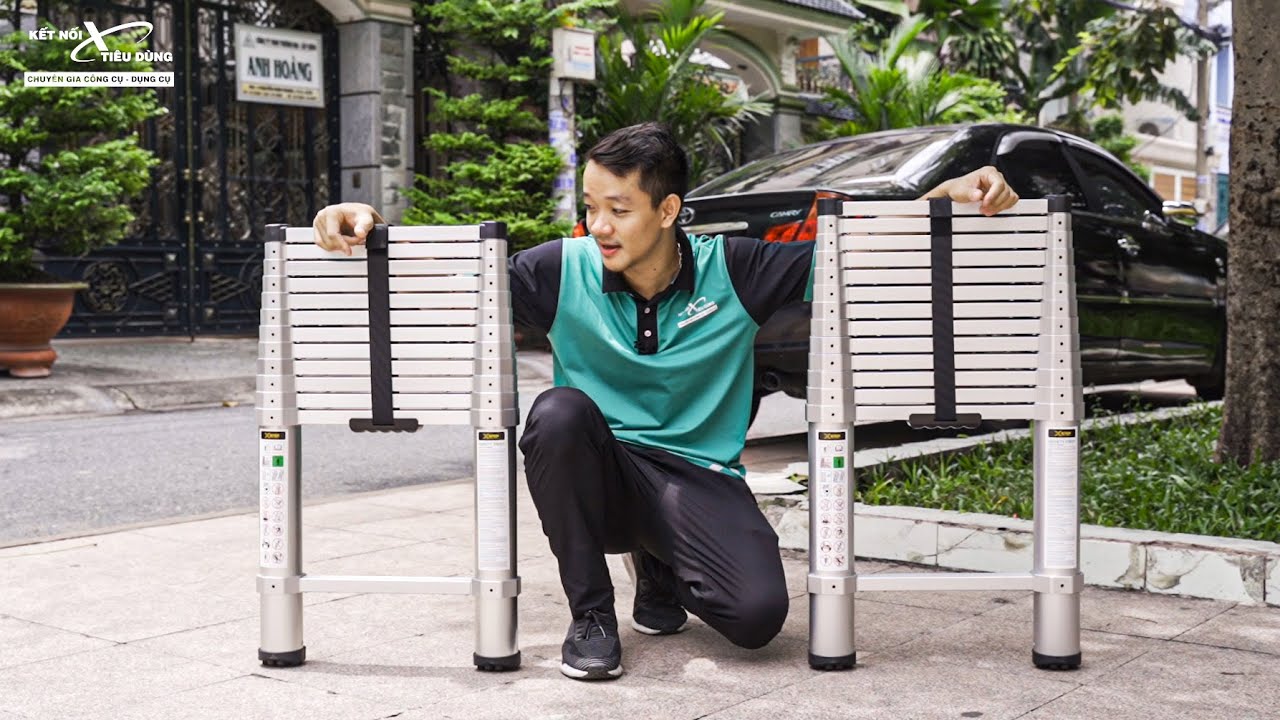 Dòng Thang Nhôm Rút Đơn Cao Cấp Nhất Đã Ra Thị Trường | Xstep XT380a, XT410a, Thang Mỹ, Cực Xịn