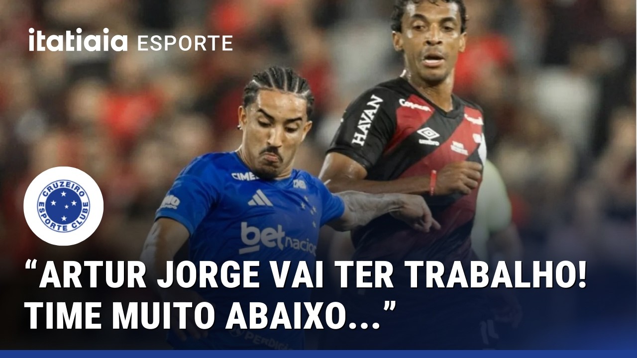 EM MEIO AS NEGOCIAÇÕES E ANÚNCIO DE ARTUR JORGE, CRUZEIRO PERDE PARA ATLHETICO-PR E VOLTA A LANTERNA