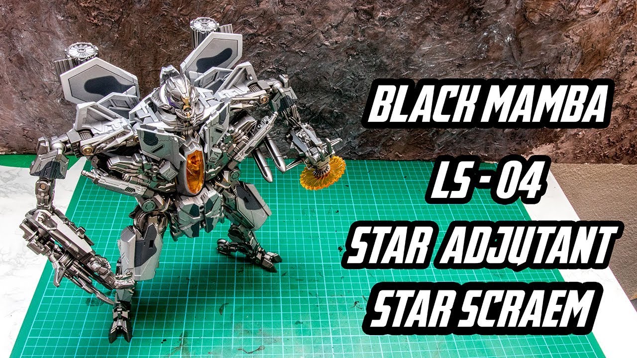 Black Mamba LS - 04 STARSCREAM  ( Star Adjutant ) Review By Toytrick
