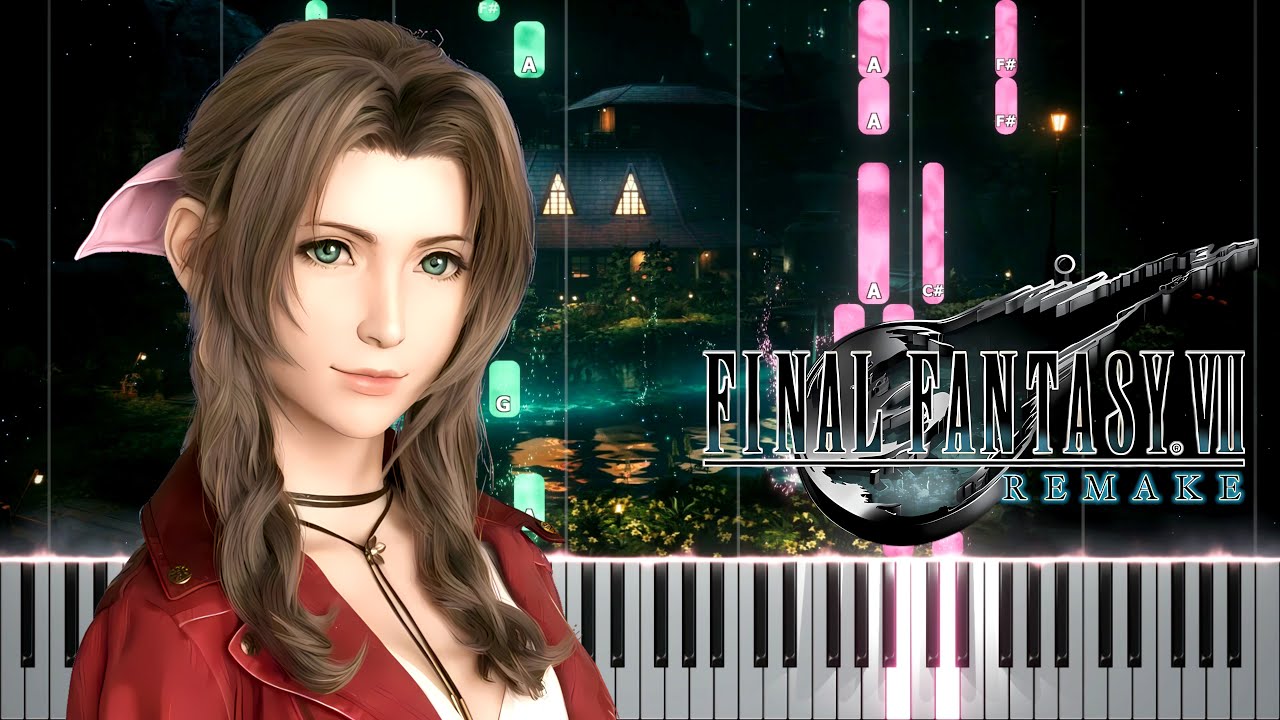 Final Fantasy VII Remake - Aerith's Theme | Piano Tutorial