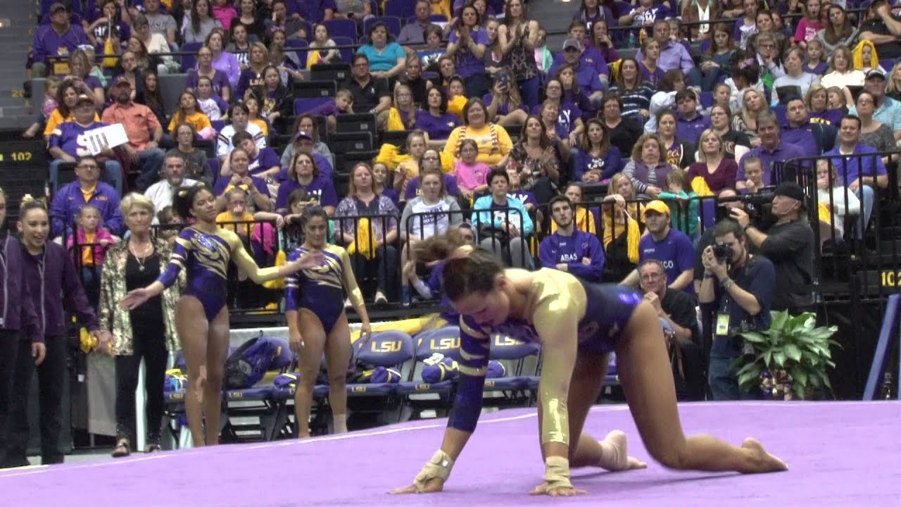 Ashleigh Gnat's Perfect 10 vs. Auburn 2.19  (1080p 60 fps)