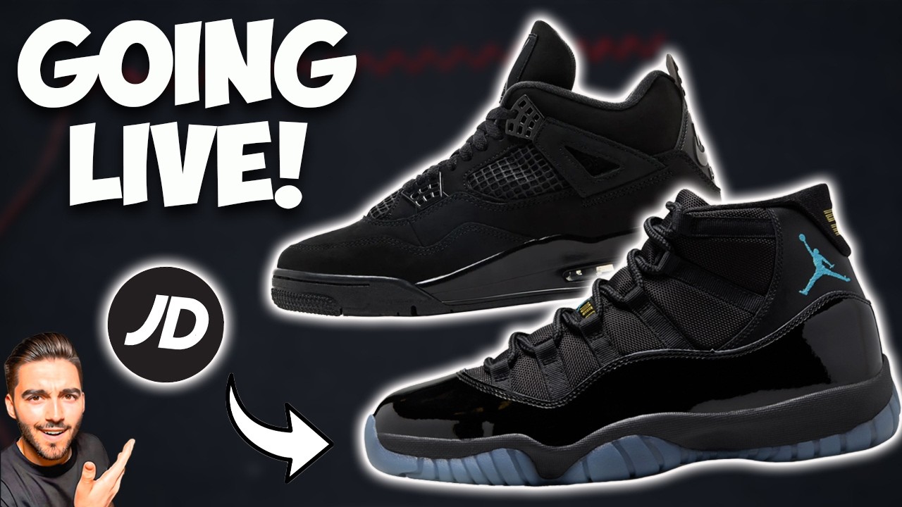 RESTOCKING NOW JORDAN 4 BLACK CATS & JORDAN 11 GAMMAS GET READY!