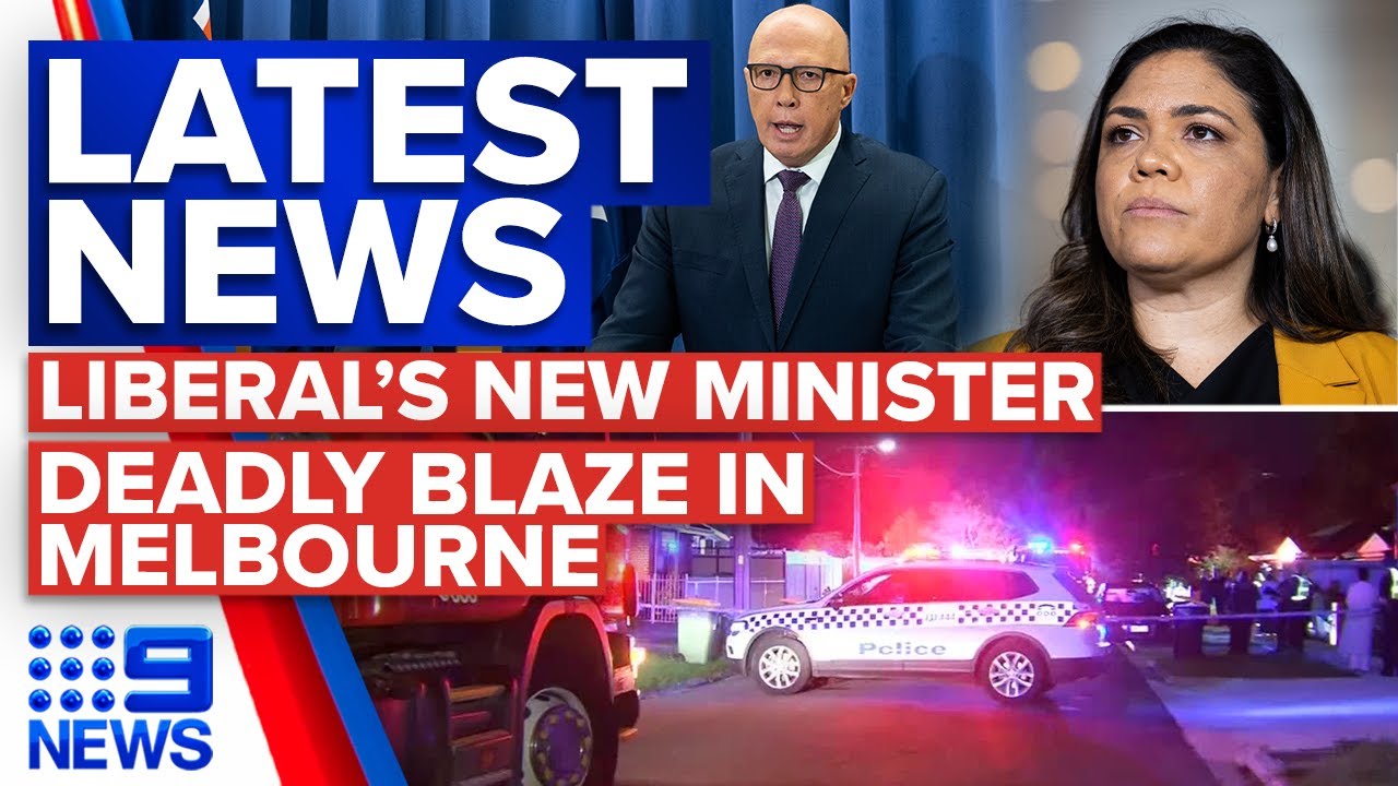 Jacinta Price new shadow Indigenous affairs minister, Man dies in unit fire | 9 News Australia