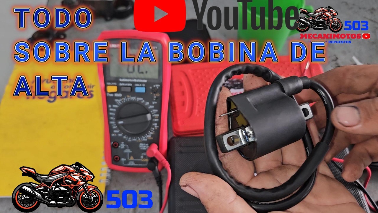 🔧 Cómo Probar la Bobina de Alta en Motos 125cc y 150cc | Fallas Comunes y Diagnóstico 🔧