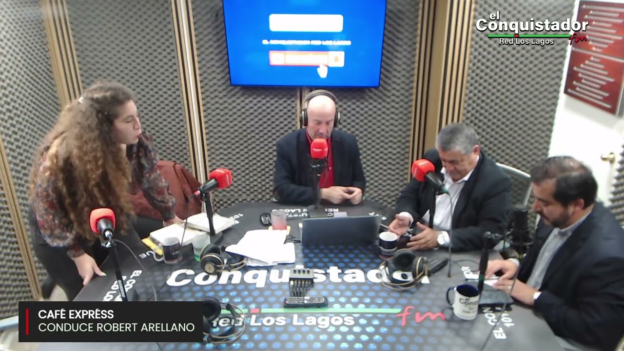 Café Expréss, Luis Vargas PDG, Andrea Bravo PC, Luis Hernández  Republicanos, Patricio Ampuero  PNL