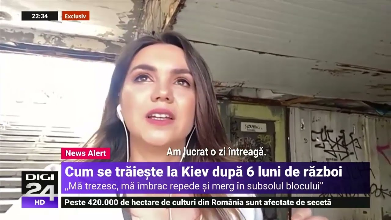Cum se trăiește la Kiev după șase luni de război. Mărturia unei tinere