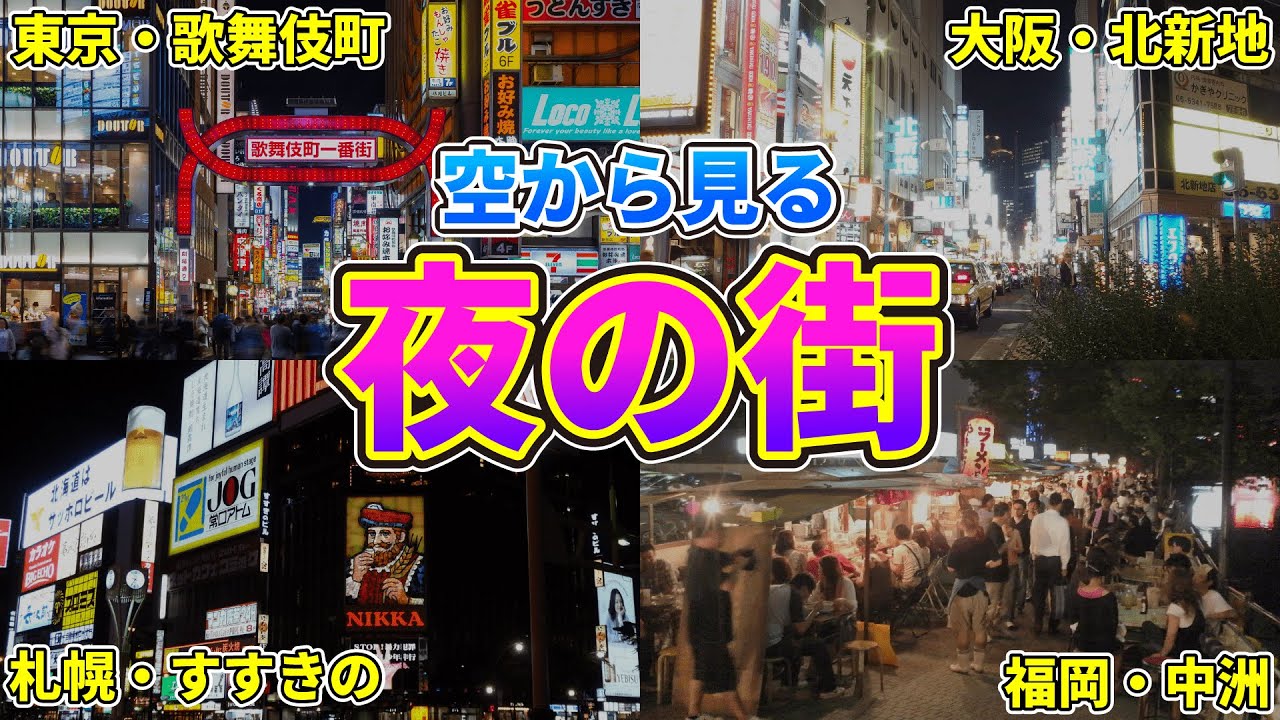 【空から見る】各都道府県最大の歓楽街