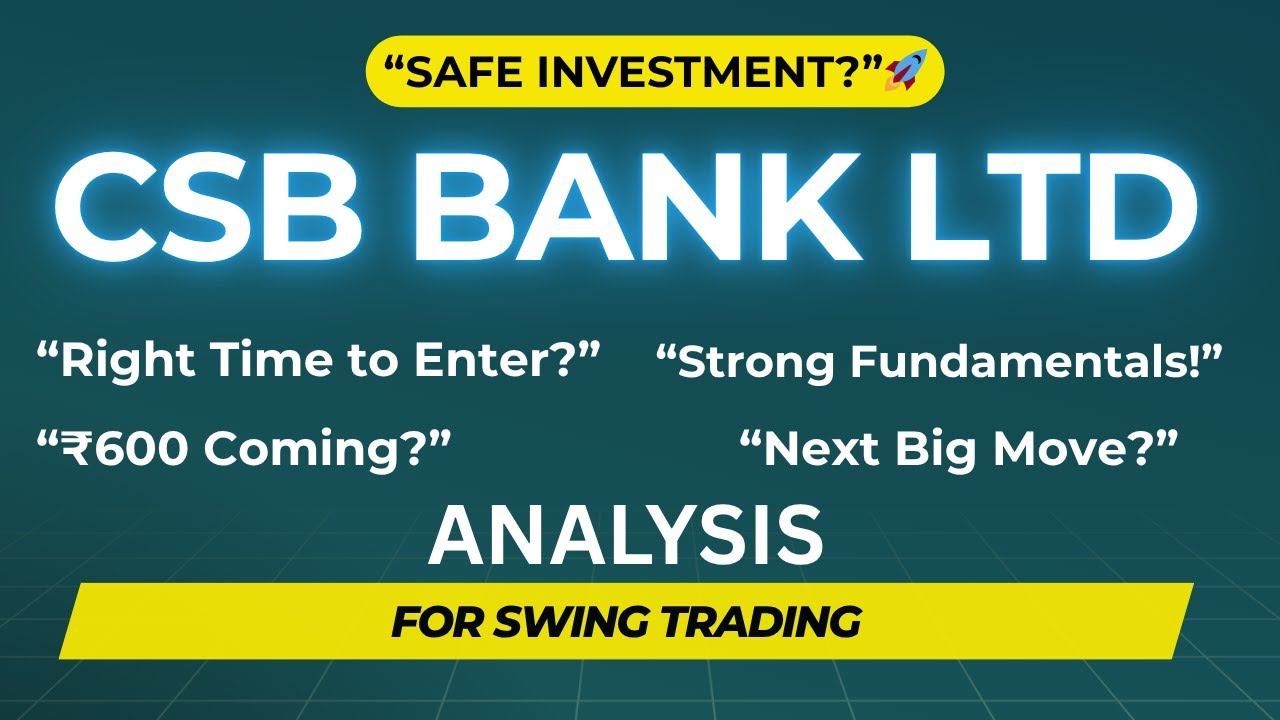 CSB Bank Stock Analysis | How High Can It Go? 💰📊