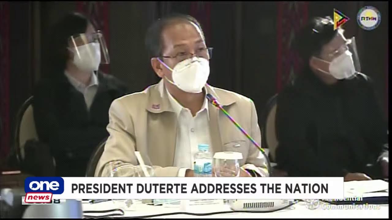 WATCH | President Rodrigo Duterte's recorded address (September 10, 2021)