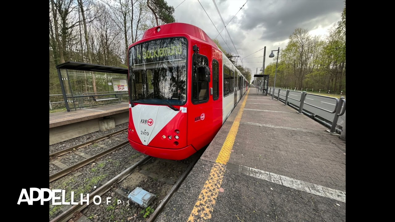 [KVB] Ansagen der Linie 4 Bocklemünd - Schlebusch