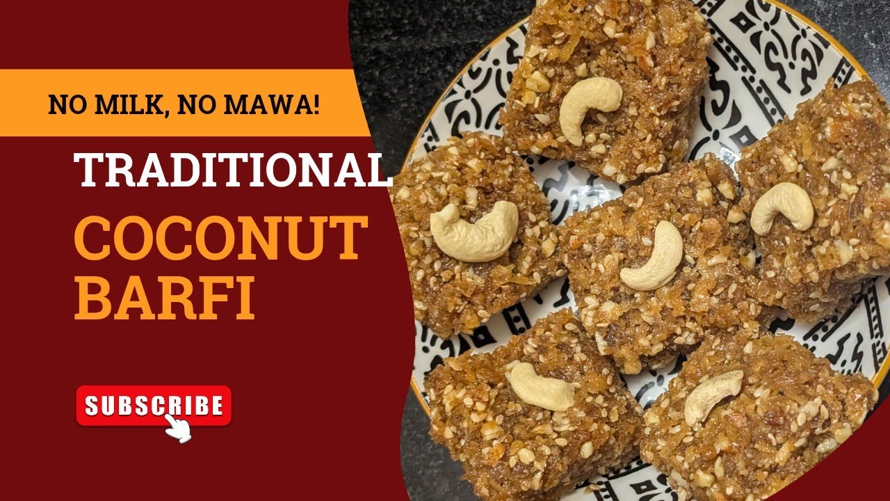 No Milk No Mawa Coconut Barfi 😱 | 5 Minute Easy Sweet Recipe | Spice & Slice 