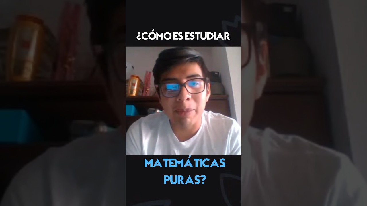 &iquest;C&Oacute;MO ES ESTUDIAR MATEM&Aacute;TICAS PURAS? #maths #matem&aacute;ticas