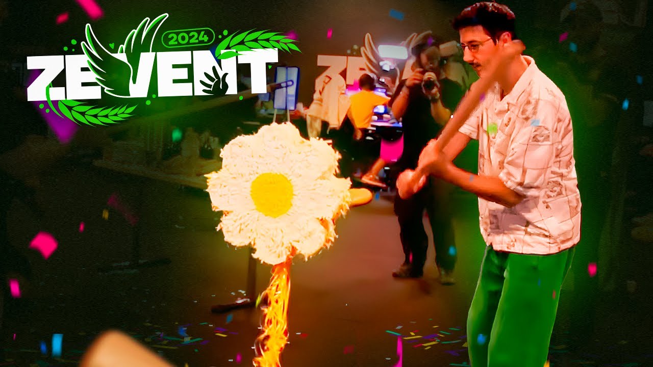Je pulv&eacute;rise une fleur en direct - ZEvent 2024