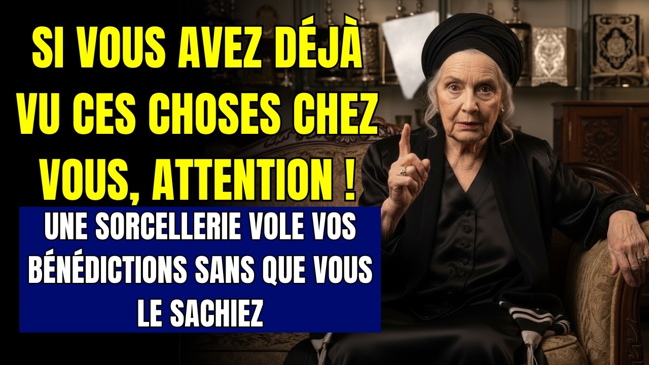 ATTENTION ! Si vous voyez ça chez vous, la SORCELLERIE est enterrée (Sortez-la) - Kabbale Juive