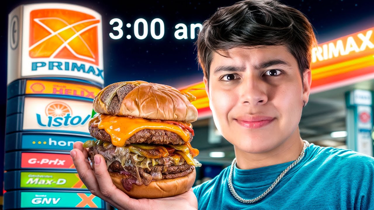 Sobreviviendo 24 HORAS con COMIDA de GASOLINERAS en ECUADOR 😦🇪🇨