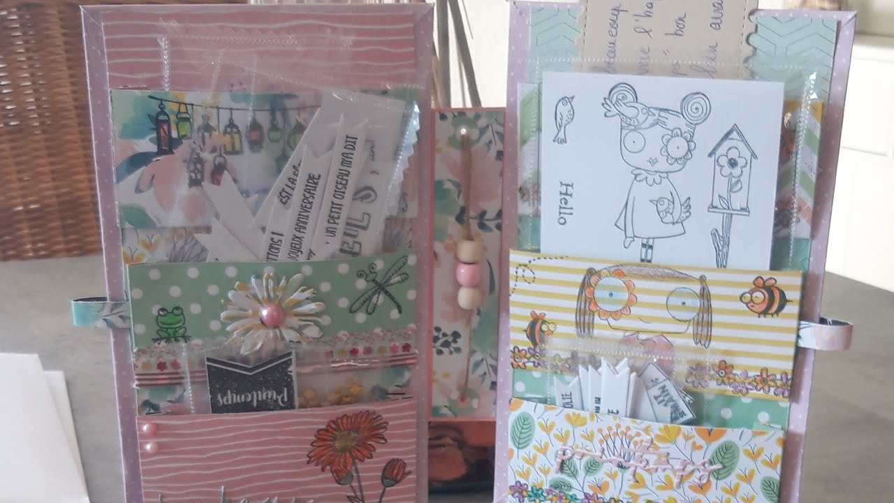 TUTO HAPPY MAIL #happymail #action #scrap #scrapbooking #tutorial