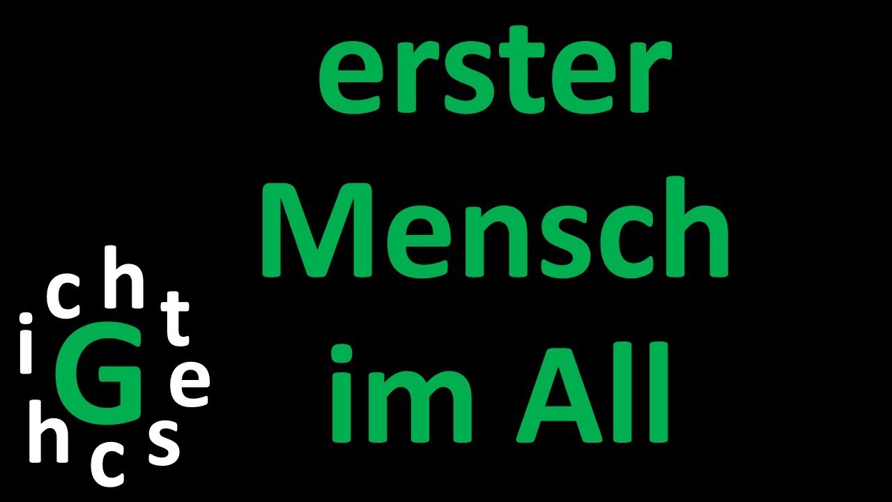 Juri Gagarin der erste Mensch im All in 4 Minuten erz&auml;hlt