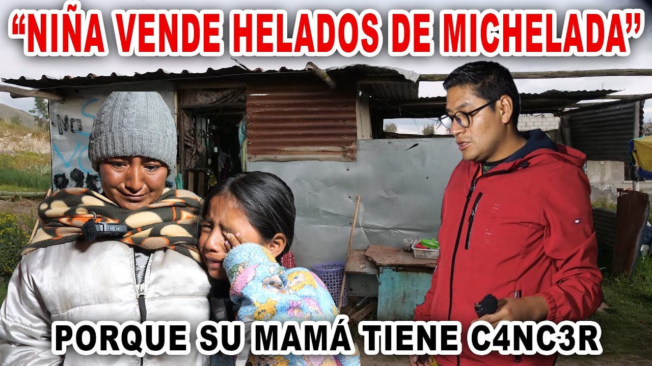 NIÑA VENDE HELADOS de MICHELADA porque su MAMÁ tiene C4NC3R | Evelyn