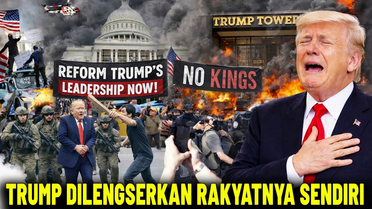 7 JUTA WARGA AS GERUDUK-BAKAR RUMAH TRUMP? Amerika Terjebak Krisis Internal & Isolasi Politik Global