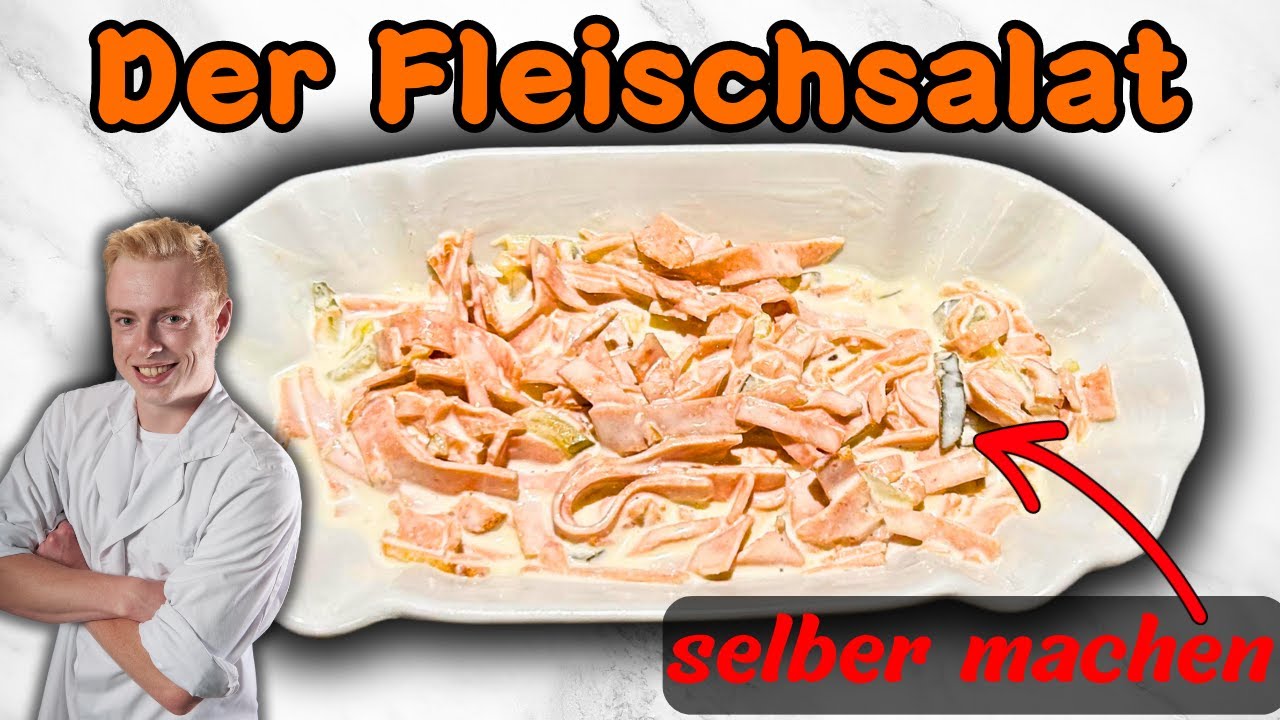 Fleischsalat 🌭🥗 selber machen mit Metzgermeister Roegele 💪