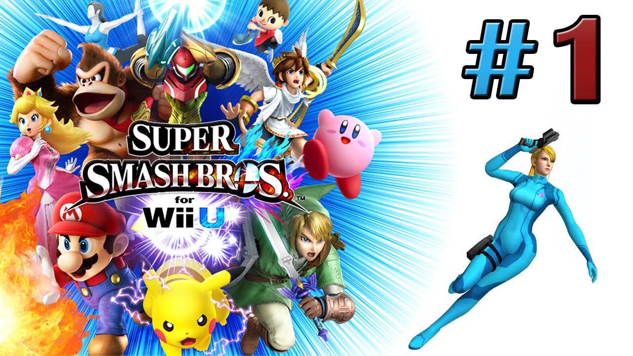 Super Smash Bros Wii U FR - Découverte avec Zero Suit Samus #1