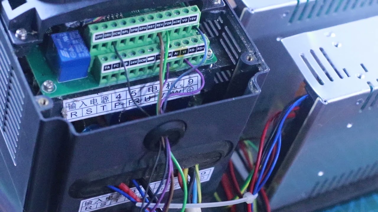 How to setup the XHC CNC controller to work with a VFD and mach3