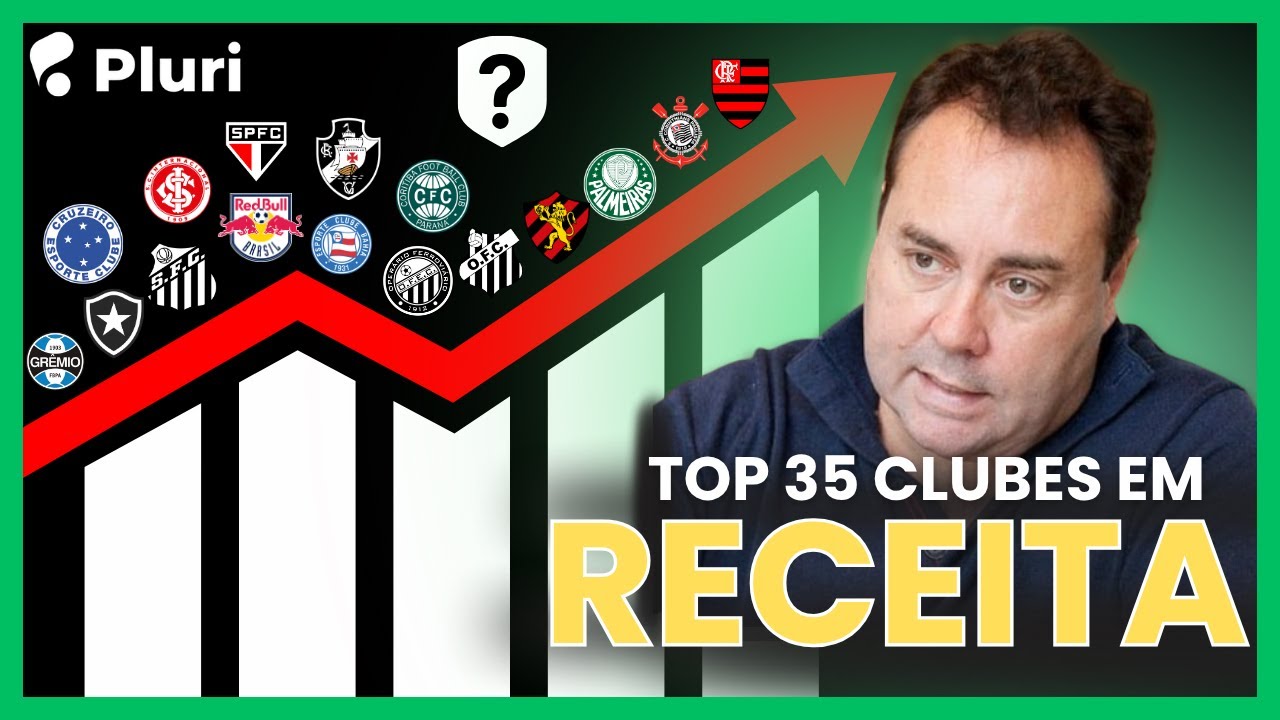 RANKING PLURI: Os 35 Clubes que mais faturaram no Brasil