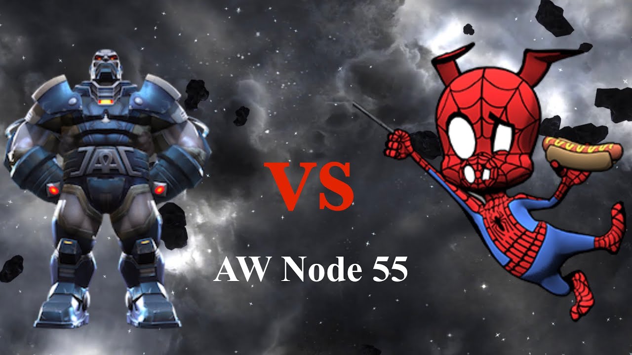 Apocalypse VS Spider-Ham - Alliance War (Node 55) | Marvel Contest of Champions
