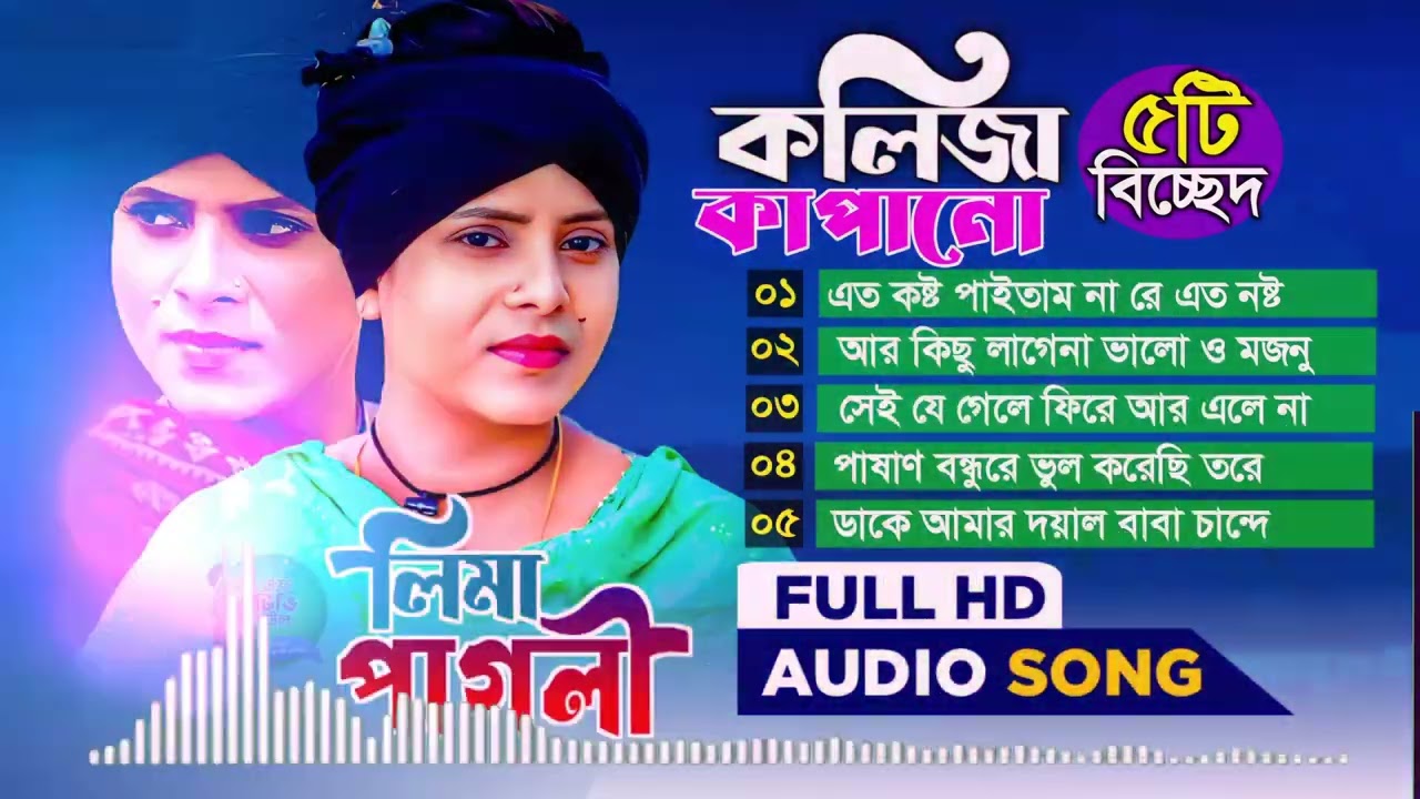 কলিজা কাপানো ৫টি বিচ্ছেদ ২০২৬ | Best of Lima Pagli | New Audio Song | Album | Ftv Baul 02