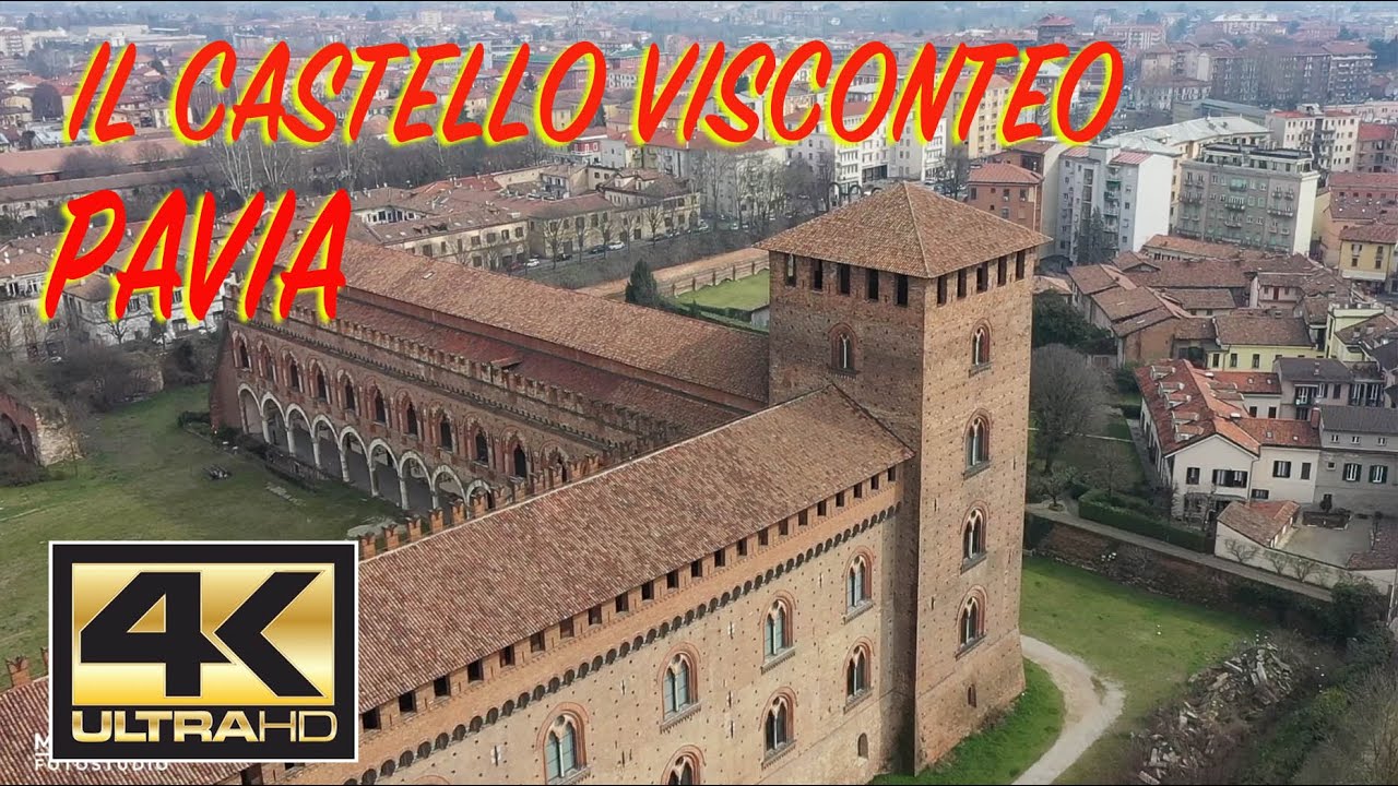 DRONE SUL CASTELLO DI PAVIA