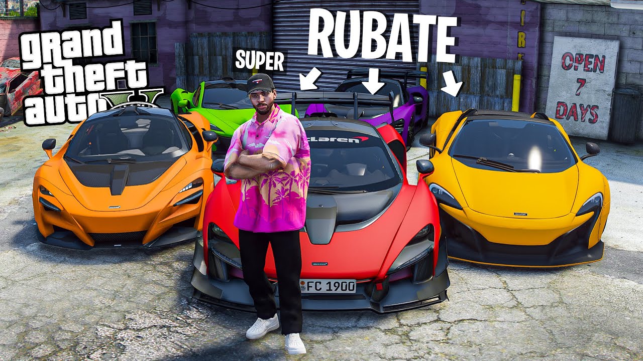 RUBO TUTTE le MCLAREN del CONCESSIONARIO su GTA 5!