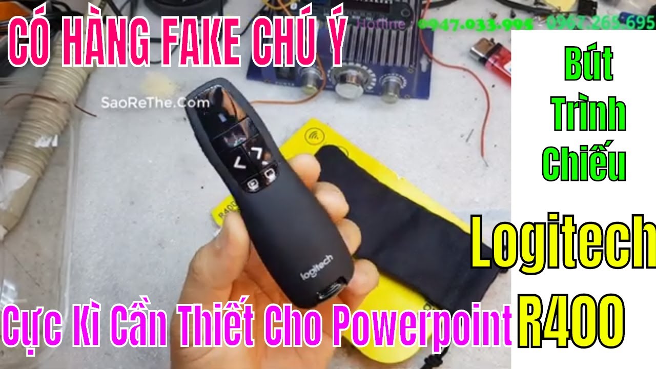 R400 Logitech - Bút Trình Chiếu Cực Kì Cần Thiết Cho Giáo Viên Dạy Slide