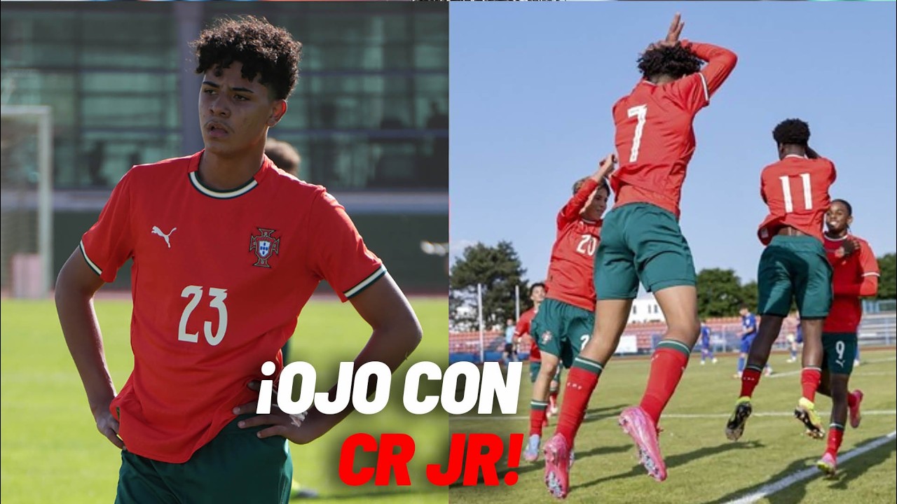 La INCRE&Iacute;BLE ASISTENCIA de CRISTIANO RONALDO JR. con PORTUGAL