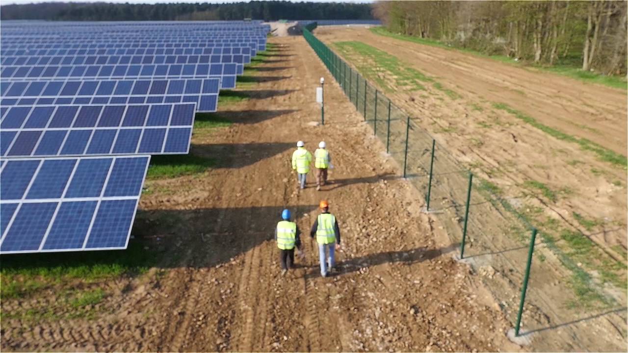 Large Scale Solar Power Plant in the UK