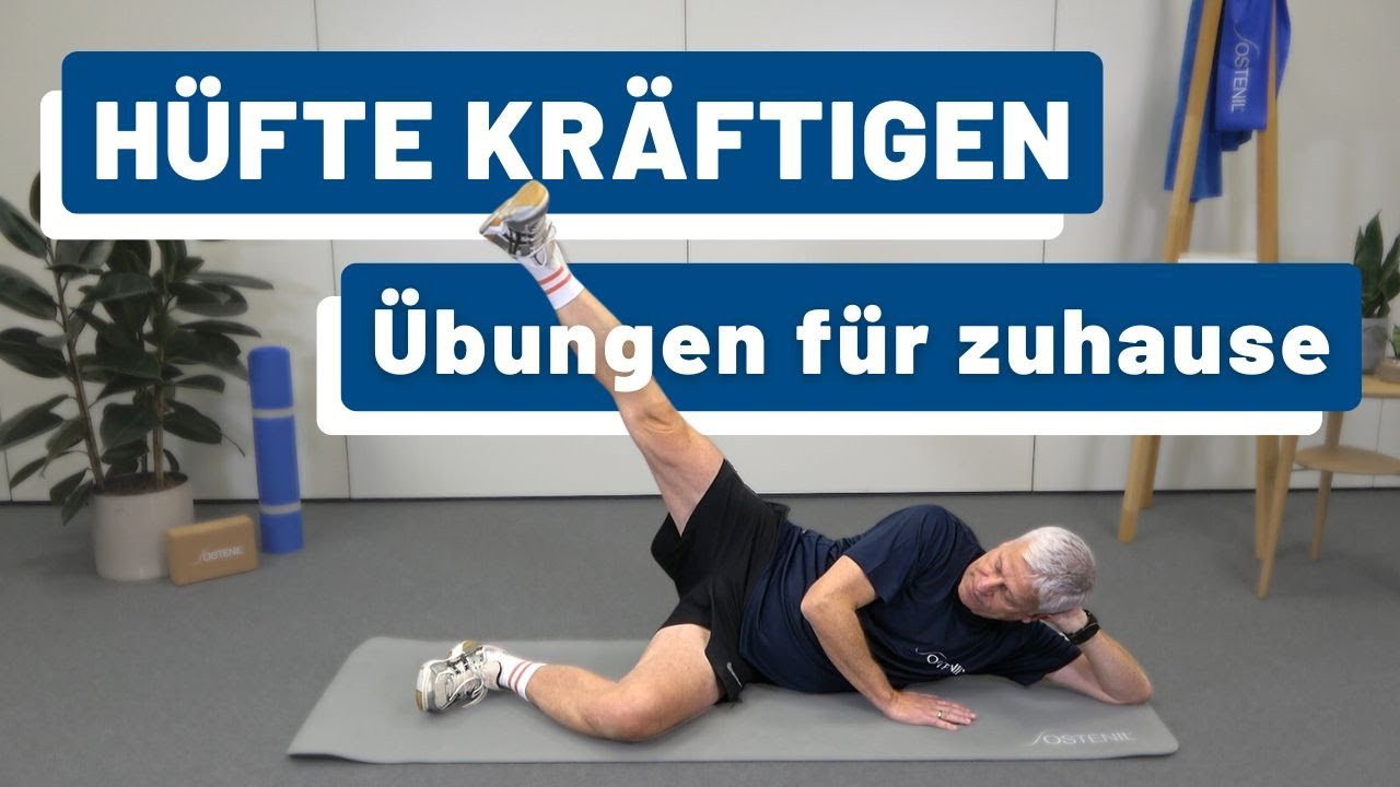 Hüfte kräftigen bei Arthrose – 5 gezielte Übungen für zuhause