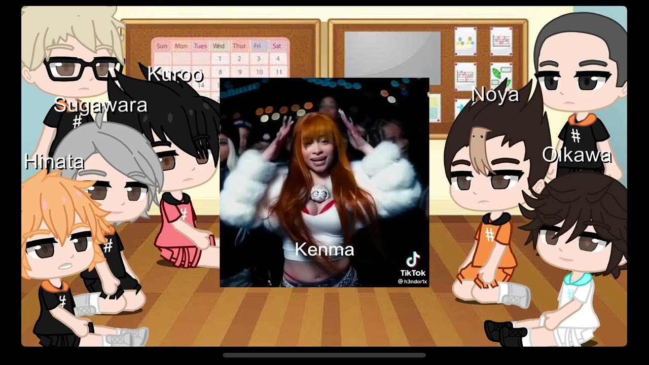 Haikyuu react to Kageyama/Kenma as randoms female tiktoks