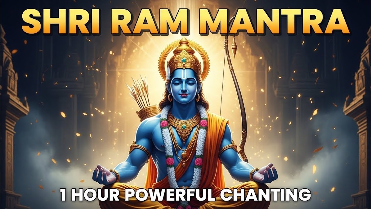 Shri Ram Mantra | 1 Hour Powerful Chanting for Meditation, Peace & Healing | Shri Ram Jap