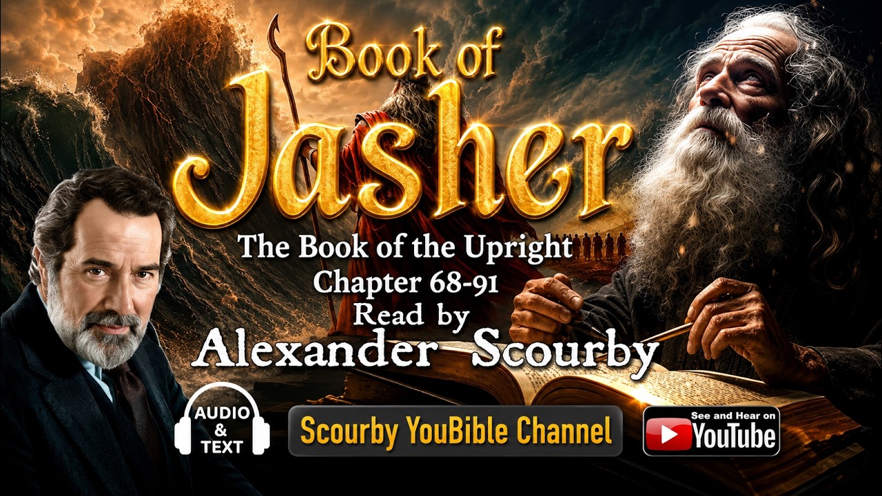 Part 5 JASHER Chapter 68-91 I by  Alexander Scourby | AUDIO & TEXT, God is Spirit, Truth and Love