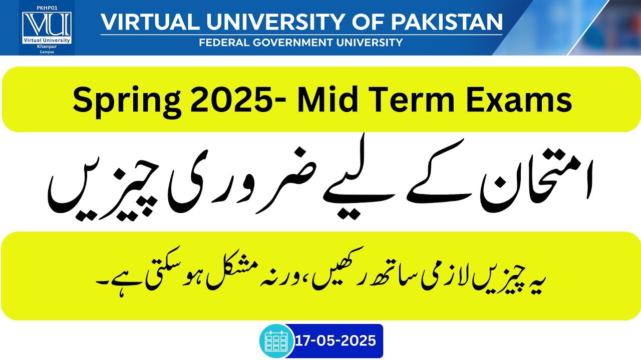 𝐈𝐦𝐩𝐨𝐫𝐭𝐚𝐧𝐭 𝐭𝐡𝐢𝐧𝐠𝐬 𝐭𝐨 𝐤𝐞𝐞𝐩 𝐰𝐢𝐭𝐡 𝐲𝐨𝐮𝐫𝐬𝐞𝐥𝐟 𝐟𝐨𝐫 𝐄𝐱𝐚𝐦 | 𝐌𝐢𝐝 𝐓𝐞𝐫𝐦 𝐒𝐩𝐫𝐢𝐧𝐠 𝟐𝟎𝟐𝟓 | 𝐃𝐨𝐧'𝐭 𝐢𝐠𝐧𝐨𝐫𝐞 𝐚𝐧𝐲𝐭𝐡𝐢𝐧𝐠 | 𝐕𝐔
