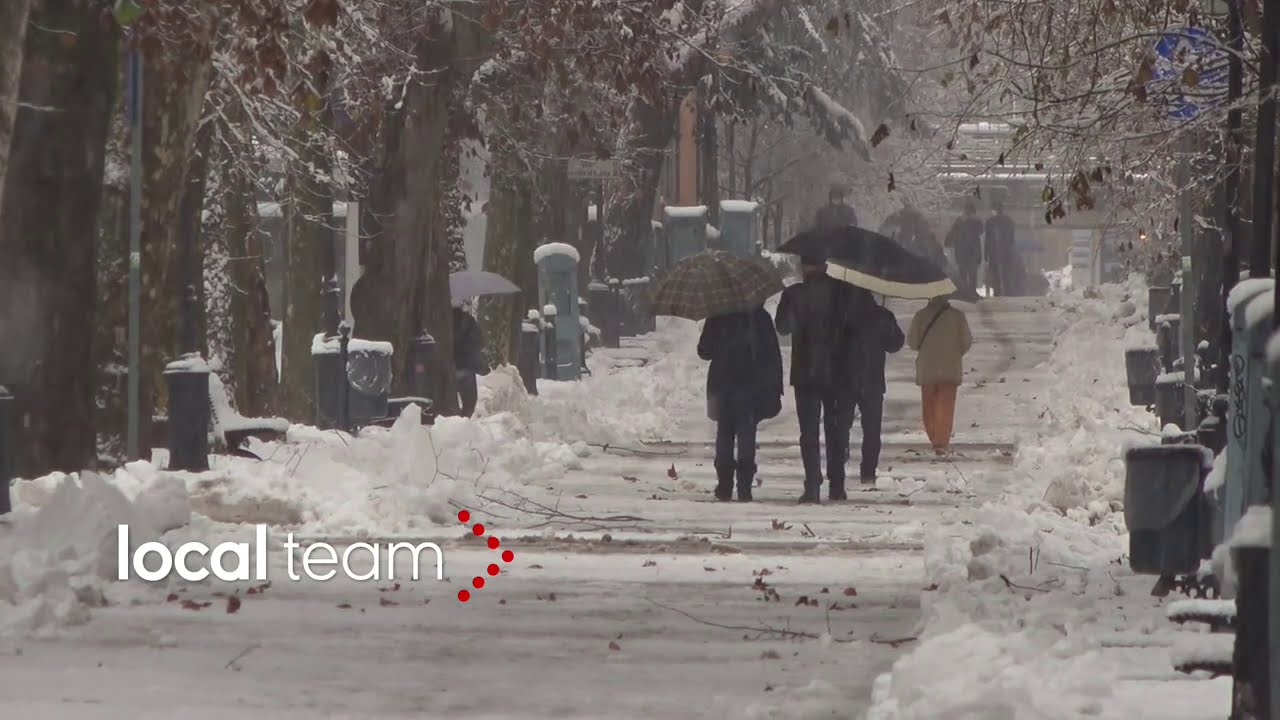Novi Ligure, la nevicata del 2 gennaio 2020