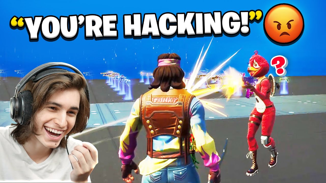 SECRETLY Using CHEATS in Creative Fills...
